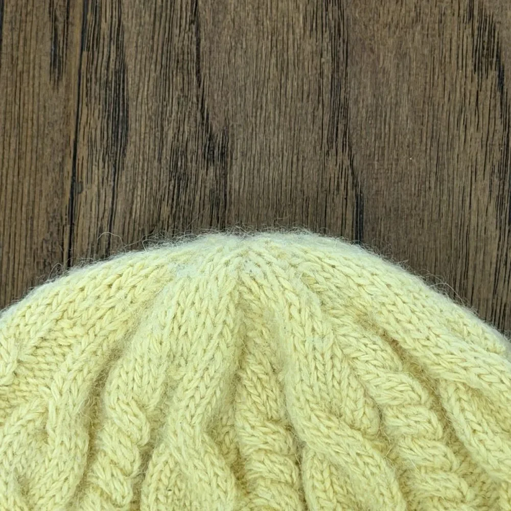 The North Face Hat Beanie Youth Yellow Logo